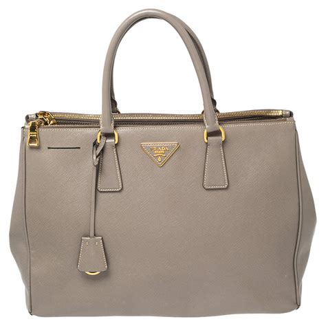 prada saffiano tote argilla|Prada saffiano cuir leather tote.